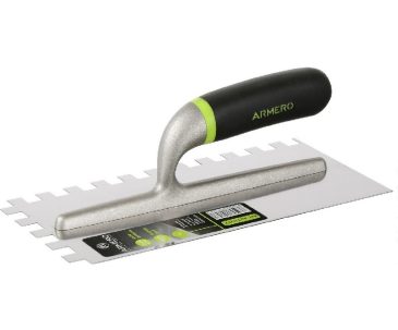 Гладилка 280х130мм зуб 10х10мм нерж сталь А231/290