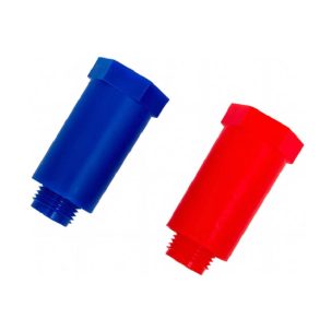 Набор цв удлин заглушек 1/2 красн син (10192020) 100/1