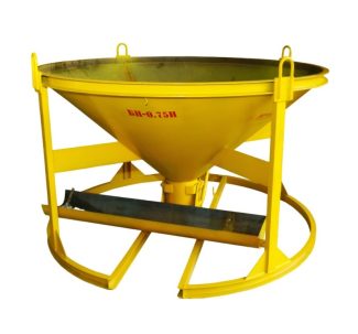 Бадья для бетона БП-0,75 с лотком (поворотная)