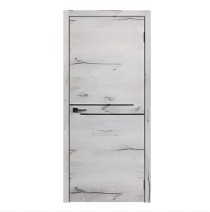 Дверное полотно Л-4 Рустик серый 900Г