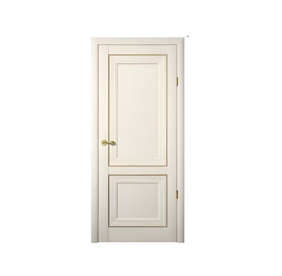 Дверное полотно Винил Прадо 800Г ваниль молдинг золото (Альберо)