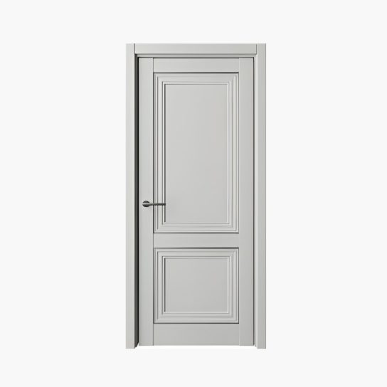 Дверное полотно Прадо-Б Шпон натур.дуб Белый патина серебро 600Г