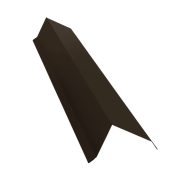 Планка торцевая метал коричн 2м