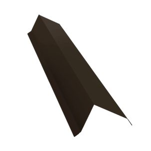 Планка торцевая метал коричн 2м