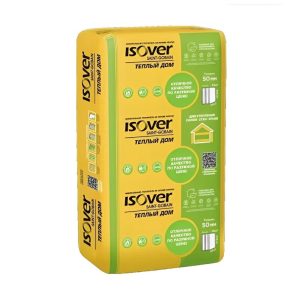 Плита теплоизоляционная ISOVER Классик плюс-50/Е 1170х610х50 мм (0,5 куб.м.)