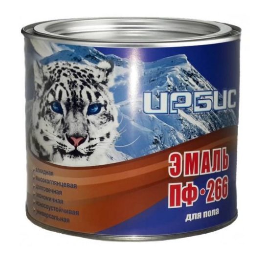 Эмаль ПФ-266 Ирбис кр-кор 20 кг