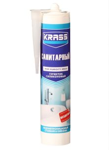 Герметик Krass санитарный бесцветный 300 мл(8306709)