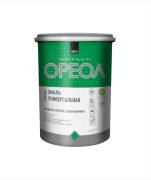 Эмаль акриловая Ореол универ матовая белая 3 кг