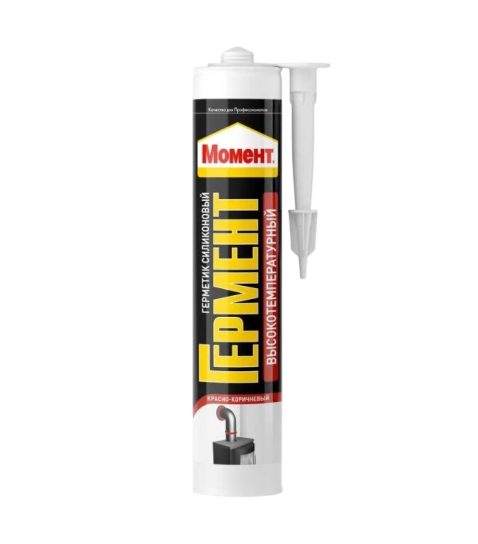 Герметик Гермент силикон высокотемпературный красно-корич 300 мл