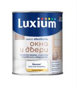 Краска Luxium Окна и Двери для дерева пластика база BW 0,75 л пол/матовая