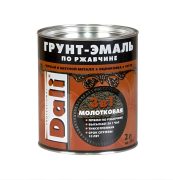 Эмаль молот/эф DALI черная 2 л
