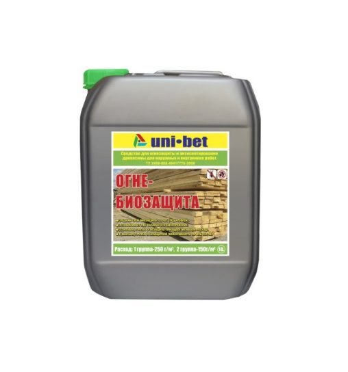 Огнебиозащитный состав Uni-Bet  красный 10 л