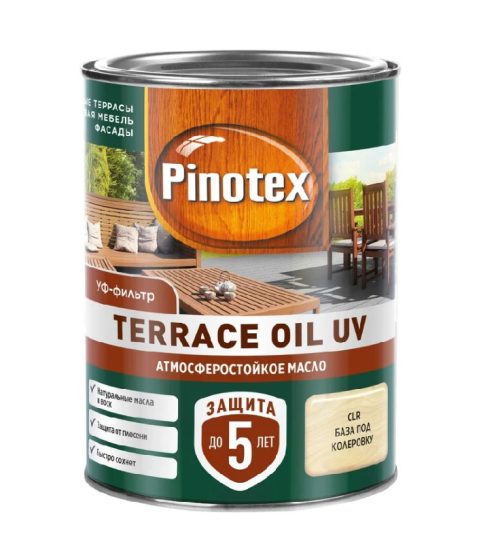 Масло Пинотекс Террас Оил 0,9 л Бесцветное (колеруемое)