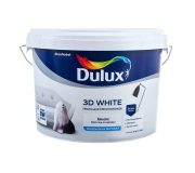 Краска в/д Люксиум Дьюлакс 3D Уайт для стен и потолков база BW 2,5 л
