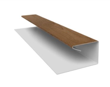 Планка П-образная (ПРТ-06-Log-0,5) завершающая сложная