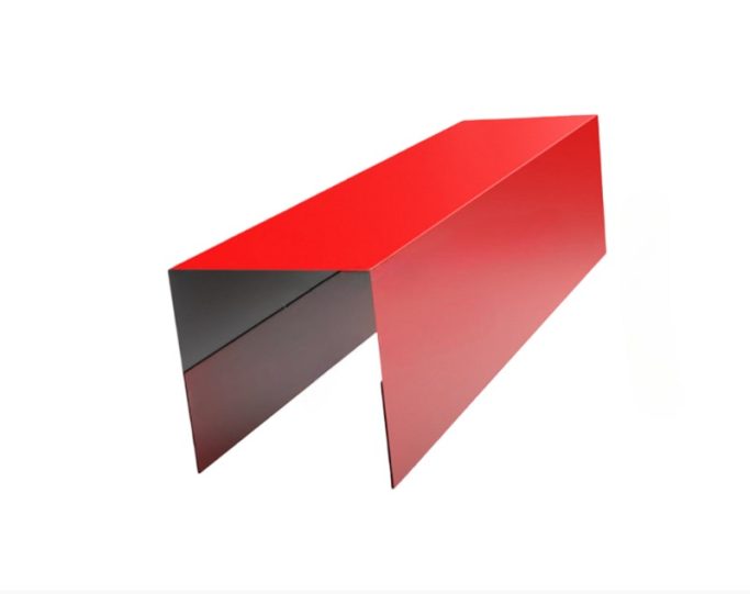 Планка П-образная (ПРТ-06-NaiveMaroon-0,5) завершающая сложная