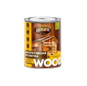 Пропитка декорат д/защиты древесины Лазурит венге 0,8л УЦЕНКА