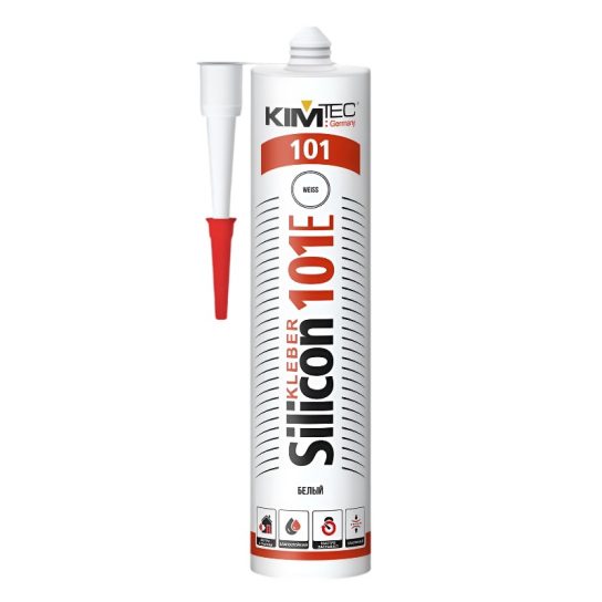Герметик Ким Тек силикон 101Е белый 280мл