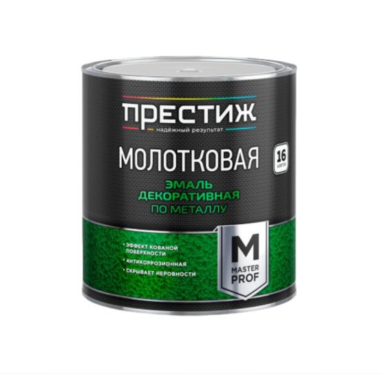 Эмаль молот/эф Престиж темно-коричневая 2,5 л