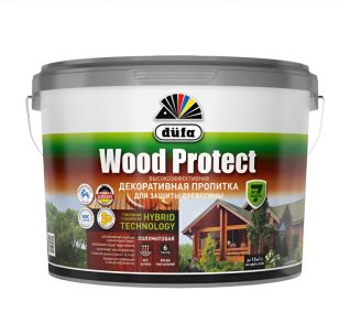 Пропитка декор для древесины Dufa Wood Protect Тик 9л