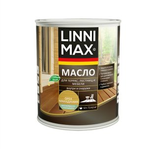 Масло LINNIMAX для древесины шелк/глянец 0,75 л Орех макадамия