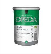 Эмаль акриловая Ореол универ матовая серая 1,1 кг