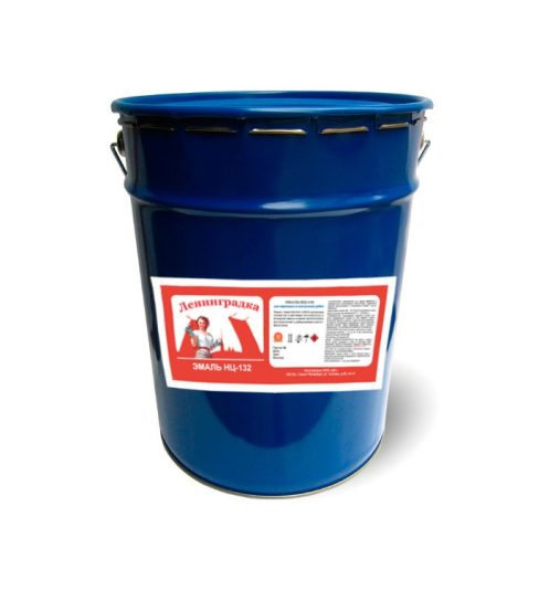Эмаль НЦ-132 зеленая 18 кг