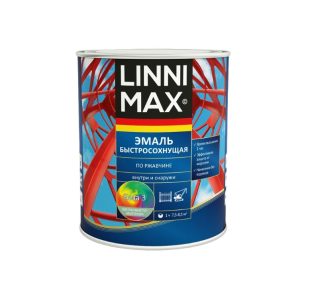 Грунт-эмаль LINNIMAX быстр-ая шел-мат база 3 1,5 л
