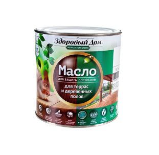 Масло Здоровый Дом для террас и деревянных полов 0,75 л Бесцветное (0007070)