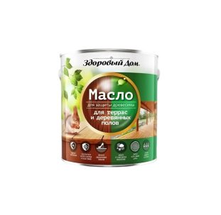 Масло Здоровый Дом для террас и деревянных полов 0,75 л Палисандр (0007080)
