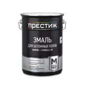 Эмаль акрил для бетон полов Престиж серая 6 кг
