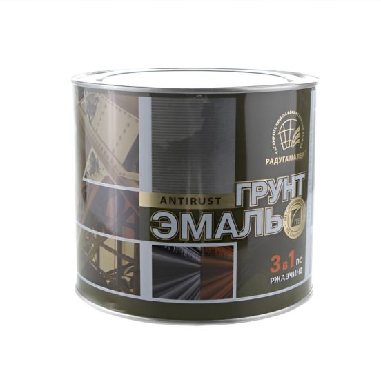 Грунт-эмаль Радуга 1,9 кг белая