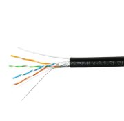 Кабель FTP 4х2х0,51 экран кат 5е наруж трос УЦЕНКА