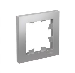 ATLASDESIGN 1-постовая РАМКА алюминий