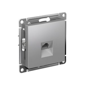 ATLASDESIGN РОЗЕТКА компьютерная RJ45 кат 5Е механизм алюминий