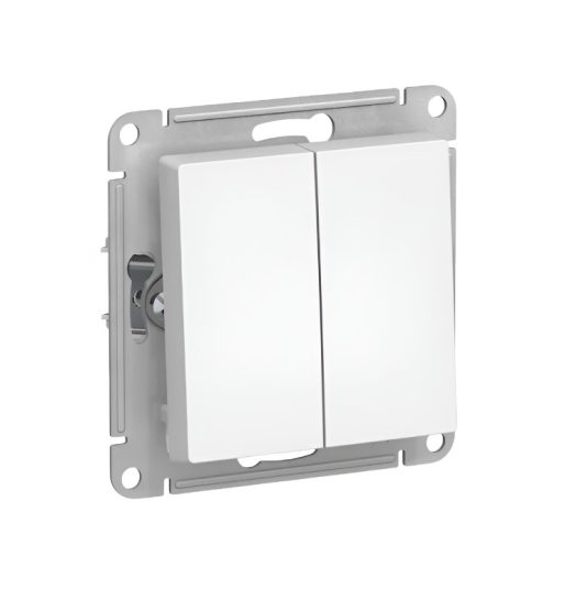 ATLASDESIGN 2-клавишный ВЫКЛЮЧАТЕЛЬ сх 5 10АХ механизм лотос