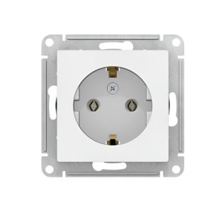 ATLASDESIGN РОЗЕТКА с заземлением 16А механизм лотос