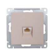ATLASDESIGN РОЗЕТКА компьютерная RJ45 кат 5Е механизм Песочный