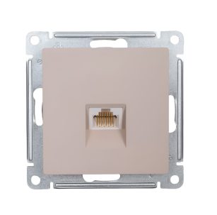 ATLASDESIGN РОЗЕТКА компьютерная RJ45 кат 5Е механизм Песочный