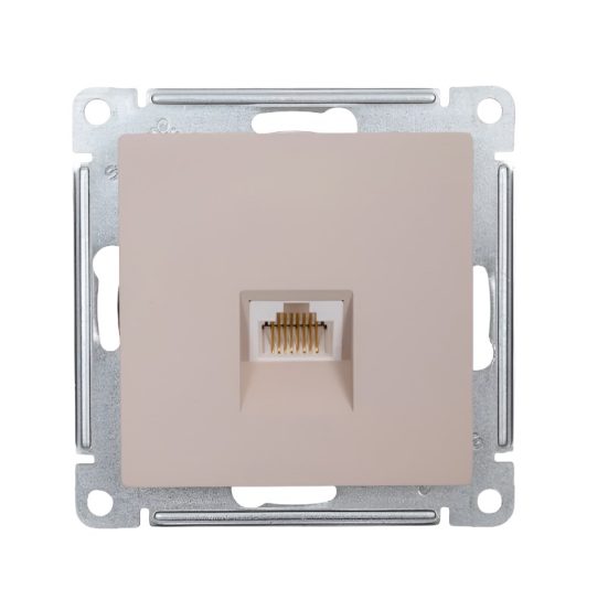 ATLASDESIGN РОЗЕТКА компьютерная RJ45 кат 5Е механизм Песочный