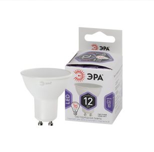 Лампа с/д Эра 12W GU10 860К
