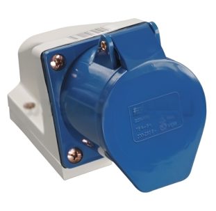 Розетка 123 стационарная 2Р+РЕ 32А 220В ИЭК