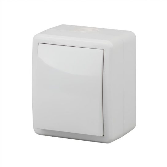 Выключатель Эра10AX-250В IP54 Эксперт белый 11-1401-01