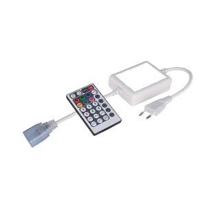 Шнур сетевой для RGB ленты 220В с контроллером с пультом