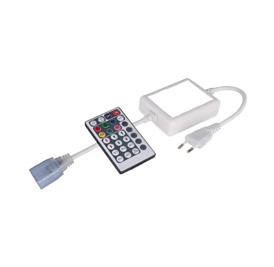 Шнур сетевой для RGB ленты 220В с контроллером с пультом
