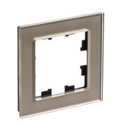 ATLASDESIGN 1-постовая РАМКА стекло шампань