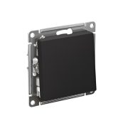 ATLASDESIGN 1-клавишный ПЕРЕКЛЮЧАТЕЛЬ сх 6 10АХ механизм карбон