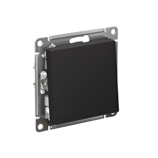 ATLASDESIGN 1-клавишный ПЕРЕКЛЮЧАТЕЛЬ сх 6 10АХ механизм карбон
