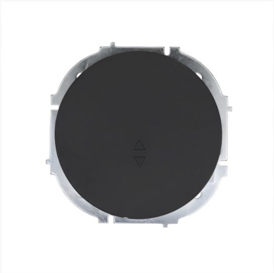 Выключатель 1кл Lezard проходной черный бархат О/У