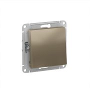 ATLASDESIGN 1-клавишный ПЕРЕКЛЮЧАТЕЛЬ сх 6 10АХ механизм Шампань